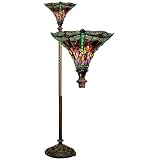 Dragonfly-Accented Torchiere