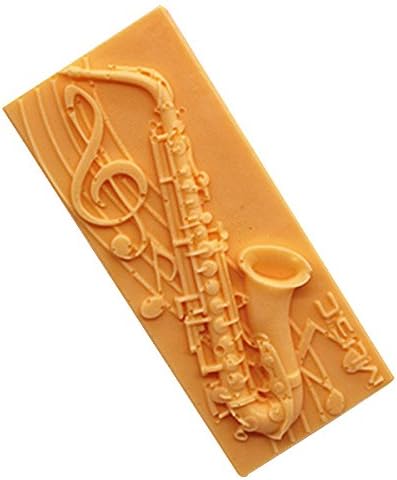 Lingmoldshop Musical Instruments C433 Craft Art Silicone Soap Mold DIY Candy Mould Craft Molds Handmade Candle Molds
