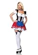 2Pc Frisky Frauline Sexy Holiday Party Costume