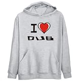 Produkt-Bild: I love Dub Herren Hoodie Grau meliert