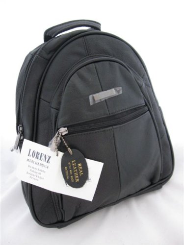 Lorenz Genuine Leather Front Pocket Rucksack 