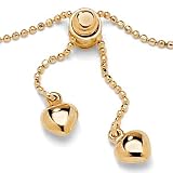 10k Gold Lariat Ankle Bracelet 12"