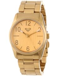 Roxy Womens W227BF-GLD Downtown Gold Analog Watch