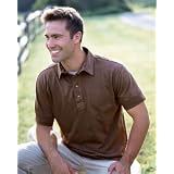 Direct-Dyed Jersey Polo at Authentic Pigment