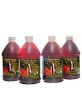 100% Pure Organic Hawaiian Noni Juice - Case of 4 Jugs (Gallon Jugs/128oz each)