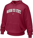 Nike Washington State Cougars Crimson Embroidered Hooded Sweatshirt