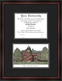 Diploma Frame & Lithograph Oklahoma State Cowboys