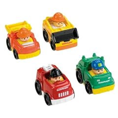 Little People V1625 Autos Working 4 Fahrzeuge