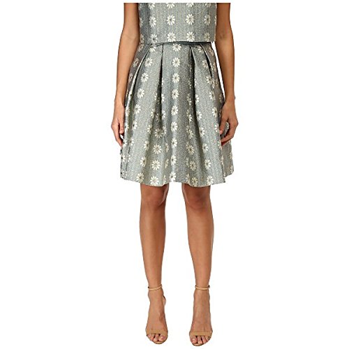 レッドヴァレンティノ ボトムス スカート Daisies Lurex Jacquard Skirt Aqua [並行輸入品]