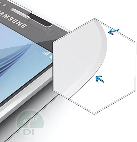 Galaxy S6 Screen Protector, Di Protect Shield Premium Tempered Glass Screen Protector for Front & Back 2.5D Rounded Edge
