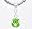 Birthstone Spacer Bead Charm (August Dangle Peridot 9mm)