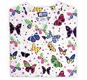 Madison Medical Bright Flight Butterflies V-Neck Scrub Top (XS-3X)