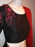 Black Shaffon shaded Sari