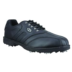 New Design Confidence II Leather Golf Shoes - Black