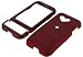 HTC T-Mobile G1 Google Cell Phone Red Rubberize Textured Snap-On Case Cover with Removable Swivel Belt Clip