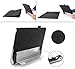 Lenovo Yoga Tablet 2 8 inch Case Cover, FYY Premium Detachable Leather Case Stand Cover with Velcro Hand Strap and Card Slots for Lenovo Yoga Tablet 2 8 Inch Black (With Auto Wake/Sleep Feature)
