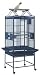 80024 HQ Playtop Small Bird Cages 24x22 - Platinum
