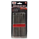 IIT 64370 6-Inch Power Driver Bit Set, 9-Piece