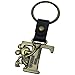 Mickey Mouse Letter T Brass Key Chain