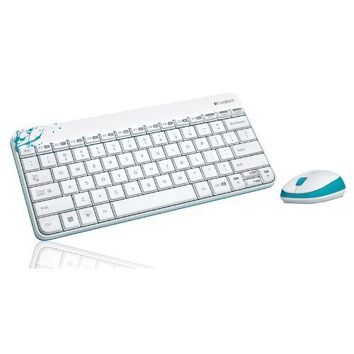 Clavier et souris LOGITECHMK240BLANC