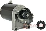 STARTER MOTOR BRIGGS & STRATTON 14 16 18 HP STARTER 497596 V TWIN WITH FREE GEAR