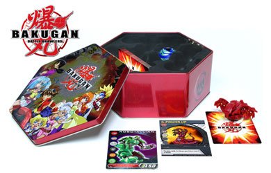 Bakugan BakuTin Blue - Marbles will vary
