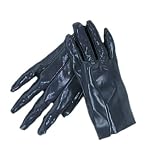 8 1/2'' BROWN NITRILE RUBBER PROTECTIVE GLOVES LADIES