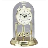 Quartz Anniversary Black Forest Clock with Diamond Cut Cream Dial