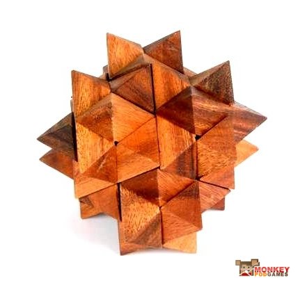 Giant Star Puzzle - Extra Large Wooden Brainteaser