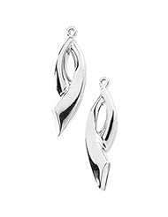 Pair of 14K White Gold Earring Jackets -- LIFETIME WARRANTY