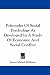 Principles Of Social Psychology As Developed In A Study Of Economic And Social Conflict