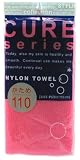 Cure Series Japanese Exfoliating Bath Towel from OHE - Hard Weave - Pink, 110cm