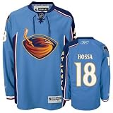 HOSSA #18 Atlanta Thrashers RBK Premier NHL Hockey Jersey by Reebok (NHLPA Certified Custom Sewn Authentic Twill)