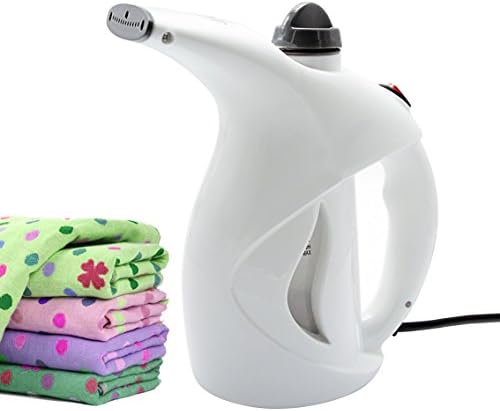 Garment Steamer, Mini Portable Handled Fabric Steamer Clothes Steam Cleaner Vapor Steamer Powerful Steam Iron with Fast Heat -Up, 200ml Capacity for Home & Travel, 800W, White