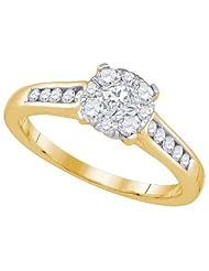 0.50CTW-DIA FASHION RING