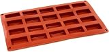 World Cuisine Non-Stick Silicone Mold, Rectangular, Financier