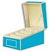 Semikolon A6 Index Card File Box, 4 x 6 Inches, Dividers A to Z, Turquoise (3220019)