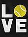 Love Tennis - Gift Idea for Tennis Fan / Tennis Player Cool Women Hoodie Large California Blue