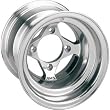 AMS Polished Cast Aluminum Front Wheel - 10x5, 4/156, 3+2 , Material: Aluminum, Finish: Polished 0021050B-POL