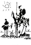 Don Quixote, c.1955 Art Poster Print by Pablo Picasso, 24x36