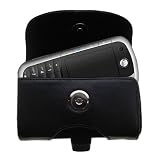 Horizontal Leather Case with Belt Clip/Loop for the Motorola E1120