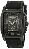 Stuhrling Original Men's 204A.335671 Sportsmans Fleet Street Swiss Quartz Chronograph Day and Date Black Watch