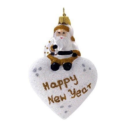 Landmark Creations From Santa With Love: Happy New Year Ornament, 3′ Landmark Creations From Santa With Love: Happy New Year Ornament, 3′