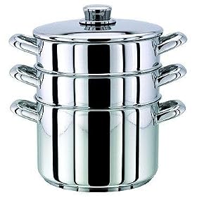 Stellar 8000 20cm Multi-Pot 2 Steamers S/S Lid
