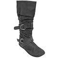 Women's Bamboo by Journee Zen Faux-Suede Boots - Gray