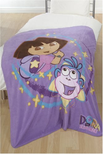 Dora The Explorer 'Lilac' Fleece Blanket