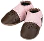 Robeez Lacy Brown Soft Sole Baby Shoes 18-24 months * 08 Newest Collection -- We Have Large Selections! *