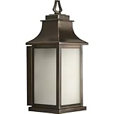 Progress Lighting P5953-108 Salute One Light Outdoor Post Lantern, Oil Rubbed Bronze Finish with Etc
