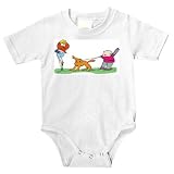 Onesie with body, individual, wildlife, person, dog, coat, hunting, human, persons, barking, people, fur, hunter