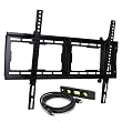 VideoSecu Tilt TV Wall Mount Bracket for Most 23"- 65" LCD LED Plasma TV Flat Panel Screen with VESA 200x100 to 600x400mm, Bonus 10 ft HDMI Cable and Magnetic Bubble Level BBM